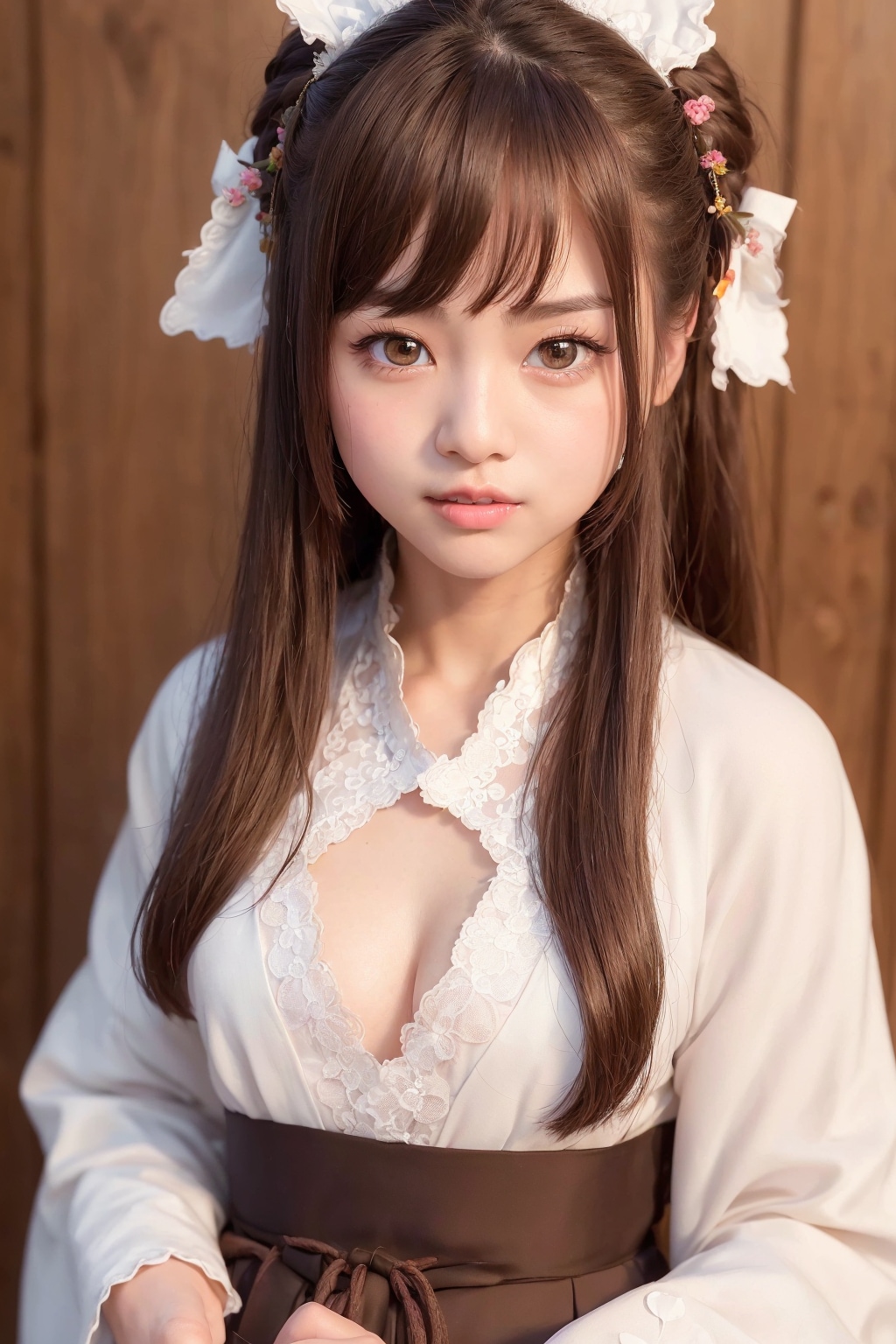 皇帝様にお仕えする若いメイドさん