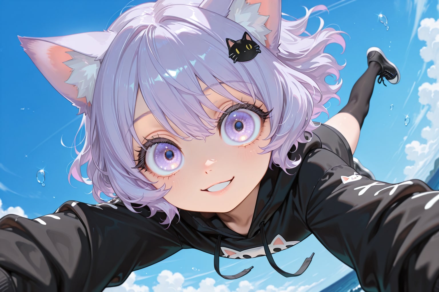 ジャンプ猫ちゃん♡ | の人気AIイラスト・グラビア