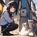 路地裏猫の集会 6枚目