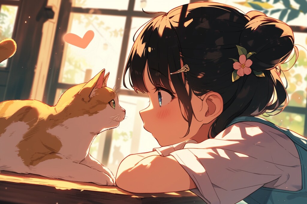 猫🐈とおだんごちゃん🍡✨133