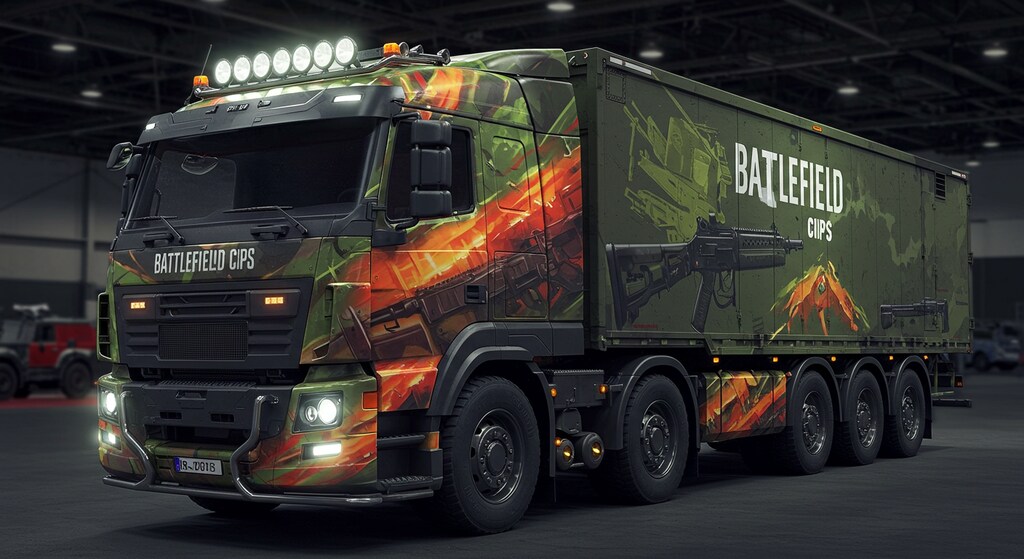 バトルフィールドスカニアトラック