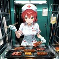 患者さんを元気づける為のBBQ 4枚目