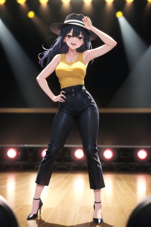 かっこかわいいダンサー白鳥英美梨　スペシャルダンスショー！　レインボーダンス・イエロー！