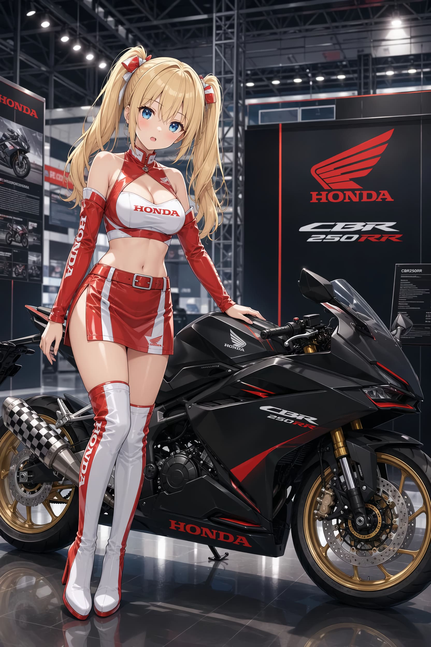 バイクと女の子