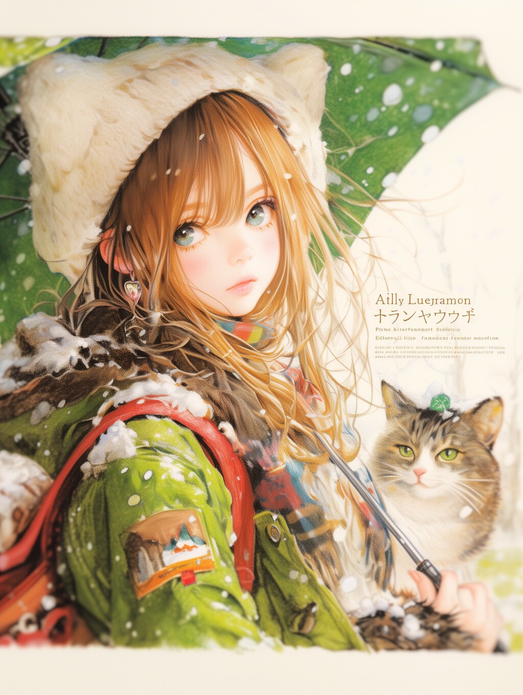 雪と君、そっと寄り添って