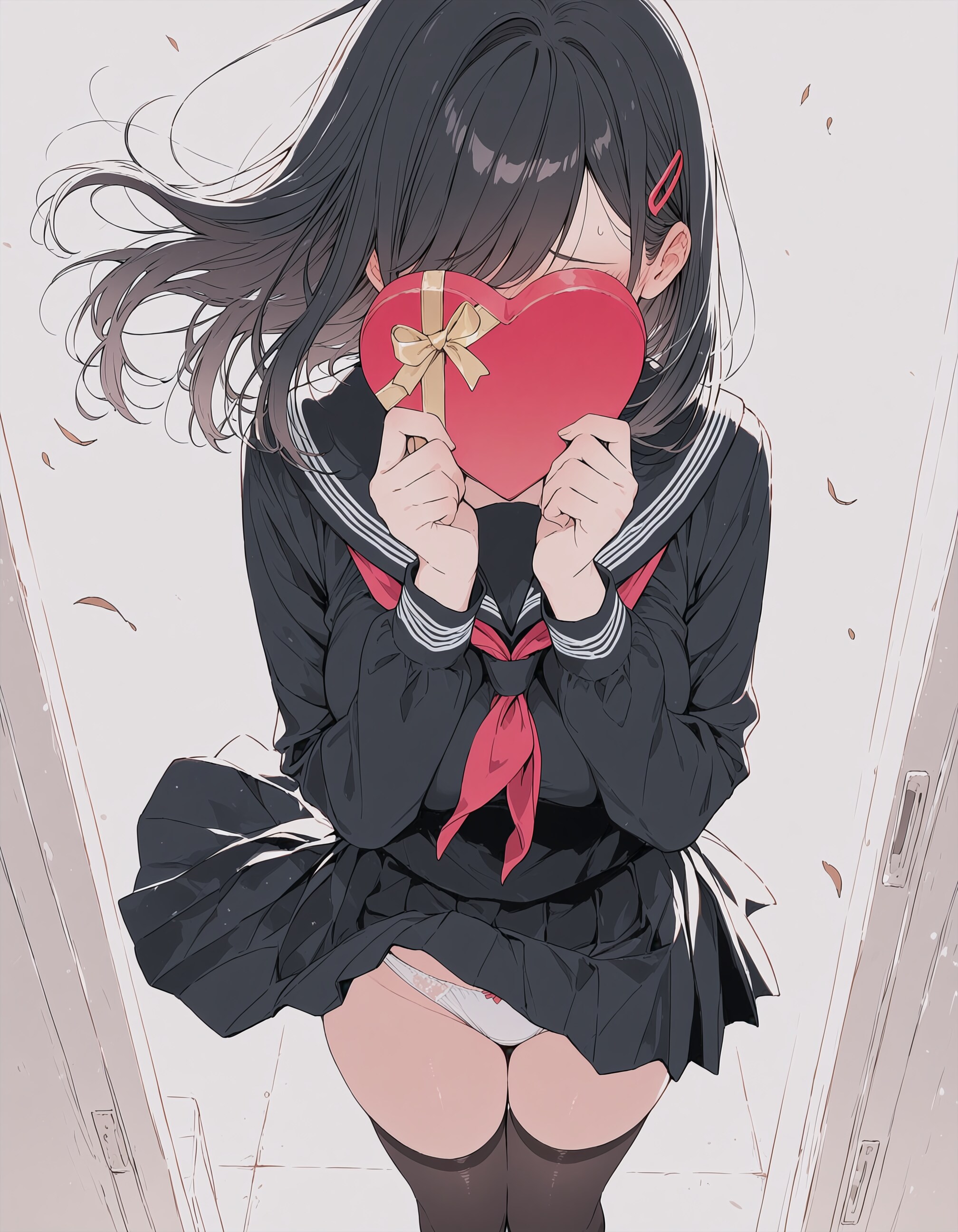 う、受け取ってください！