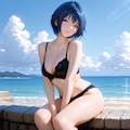 蒼井海（AoiUmi）ねぇ、これって水着じゃなくて下着だよ、ちょっとエッチでしょ？ 6枚目