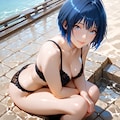 蒼井海（AoiUmi）ねぇ、これって水着じゃなくて下着だよ、ちょっとエッチでしょ？ 5枚目