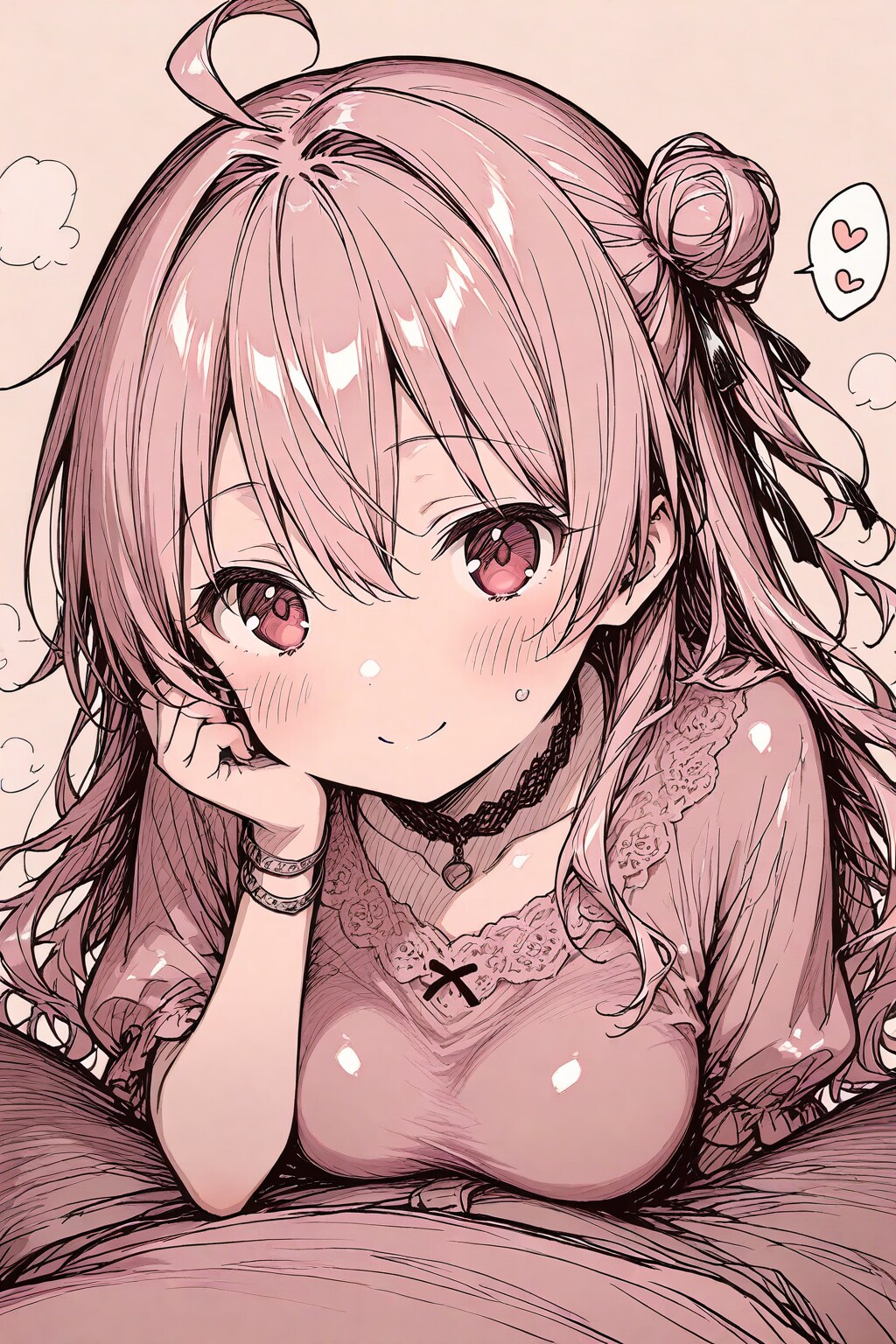 こっち見る