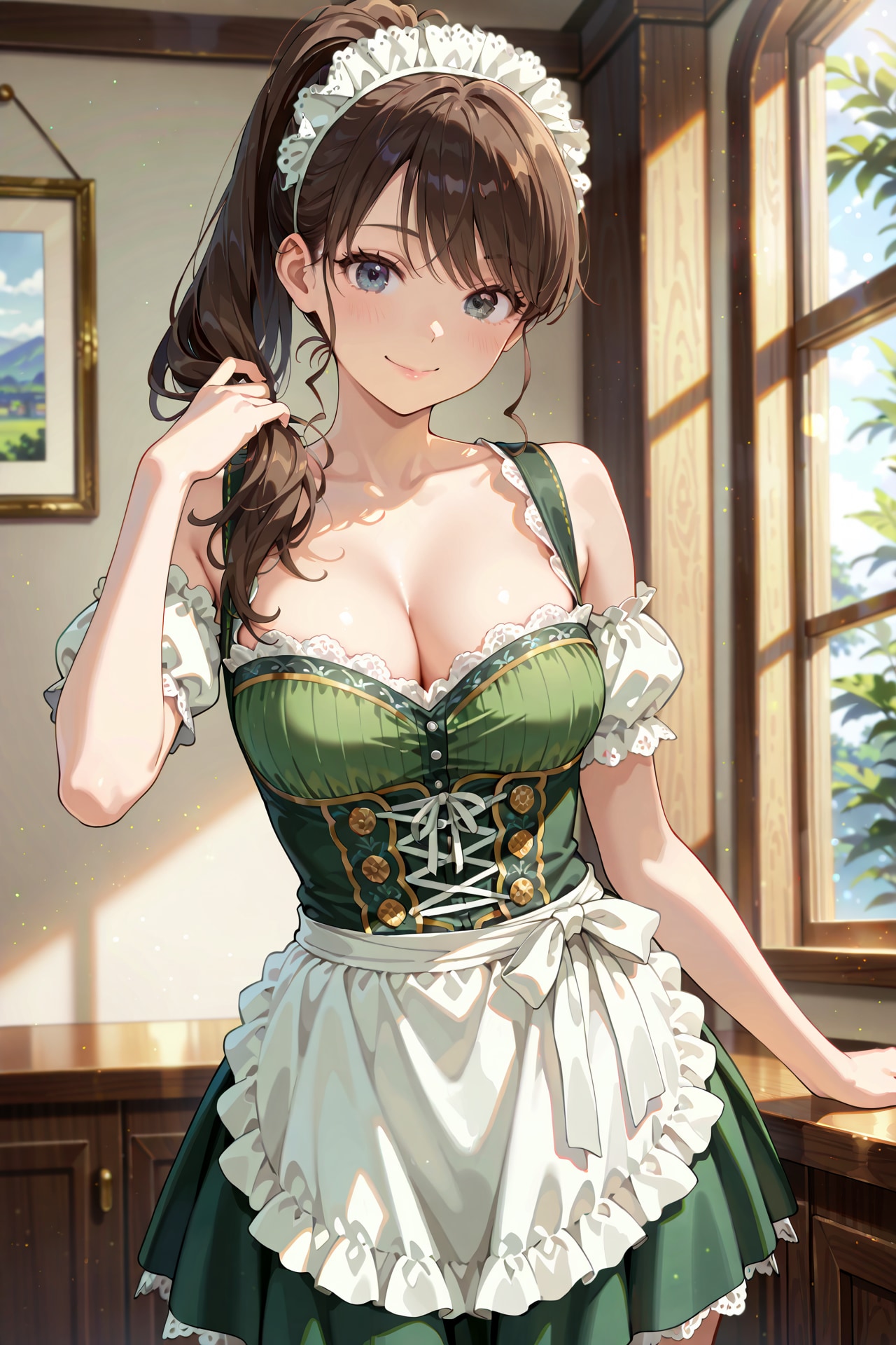 【撮影会】洋館のディアンドル娘 Z726
