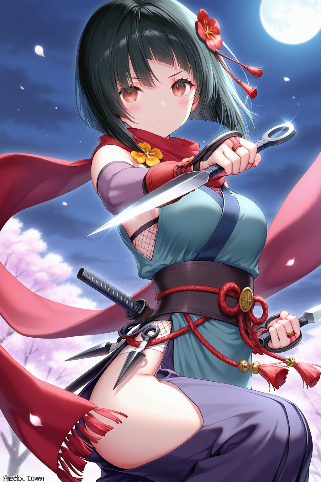 下ネタ幕府 忍び 優等生ちゃん❗ | の人気AIイラスト・グラビア