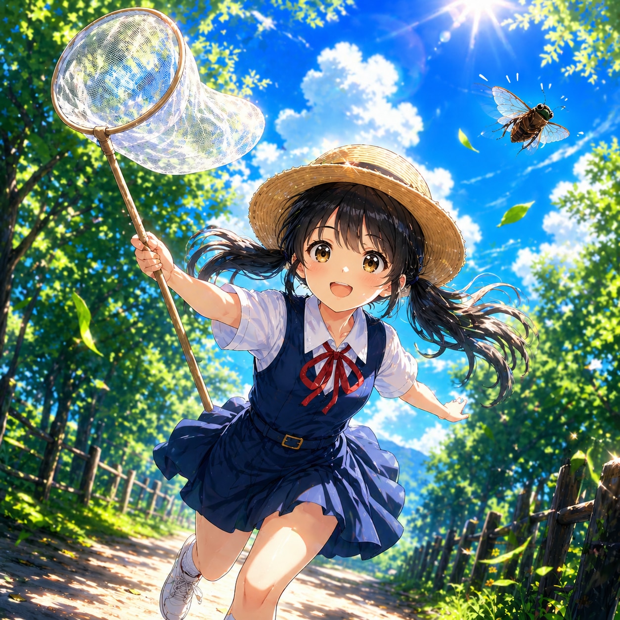 昆虫採集 | の人気AIイラスト・グラビア