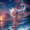 ビキニ水着狐娘 5枚目