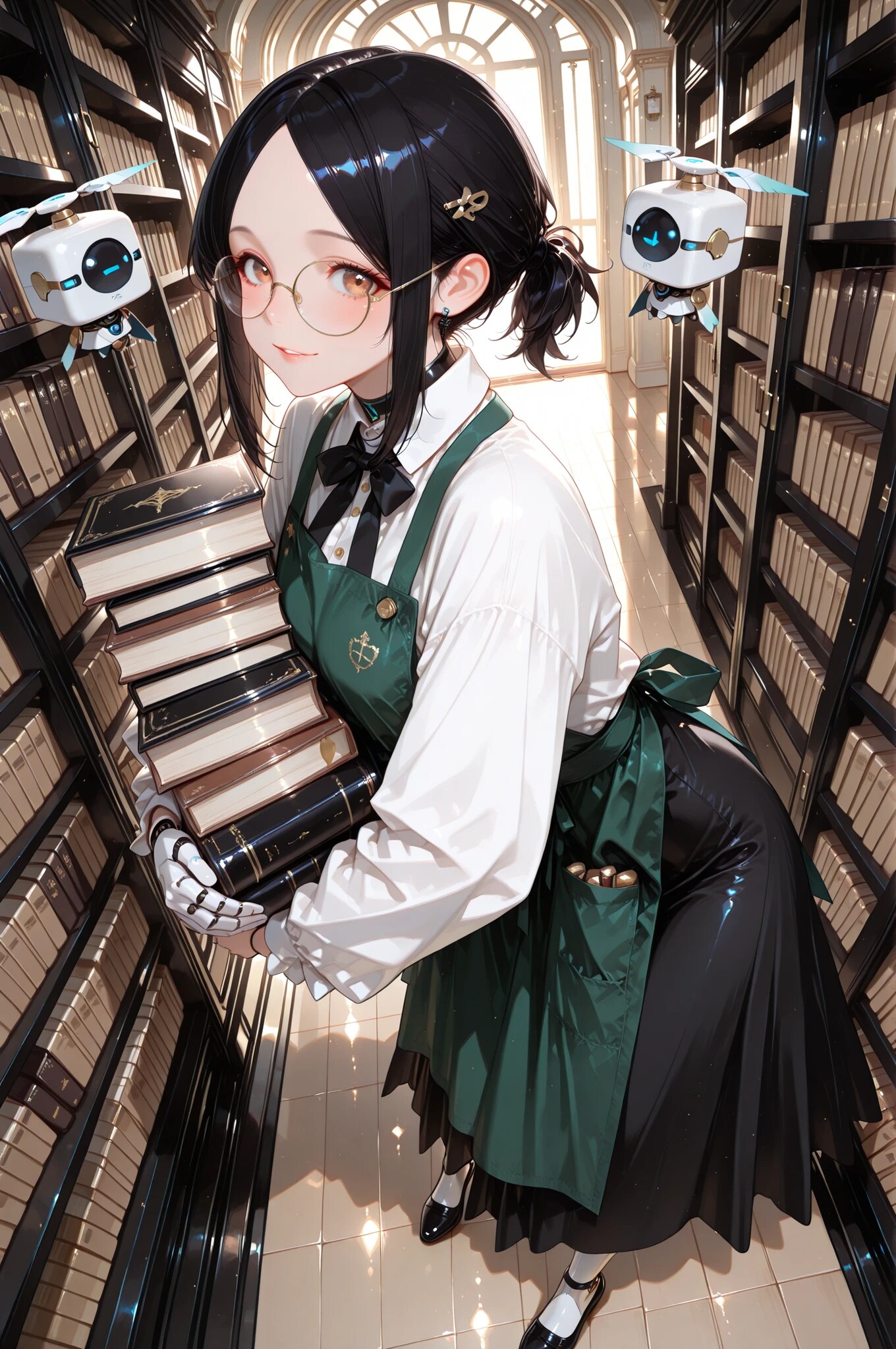 本、お好きなんですね。 | の人気AIイラスト・グラビア