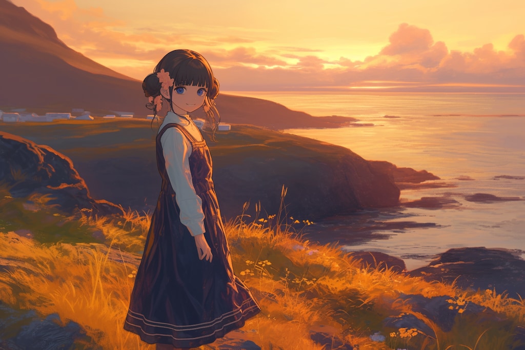 夕暮れのおだんごちゃん🍡✨140