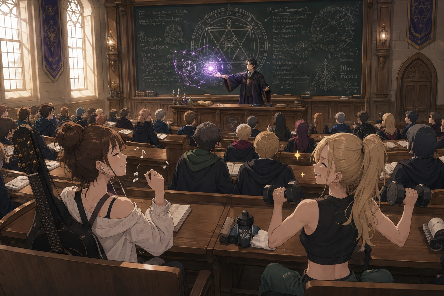 魔法大学の自由な学生たち | の人気AIイラスト・グラビア