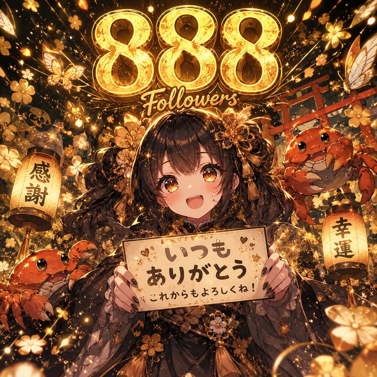 ありがとうございます〜888のフォロワーの方々へ🙇