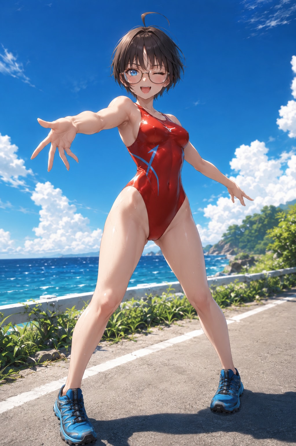 競泳水着（あいかわらずあっついです