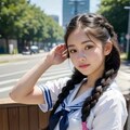 セーラー服少女 4枚目