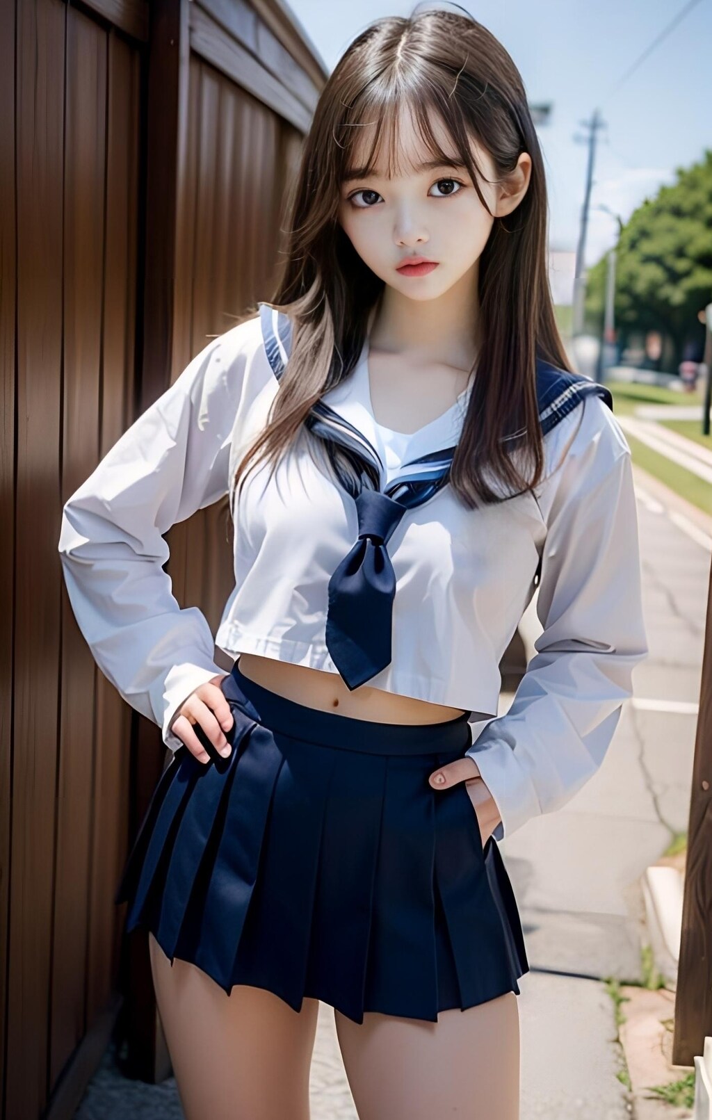 セーラー服少女