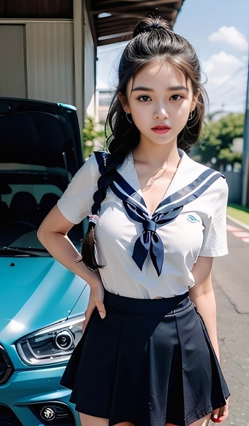セーラー服少女