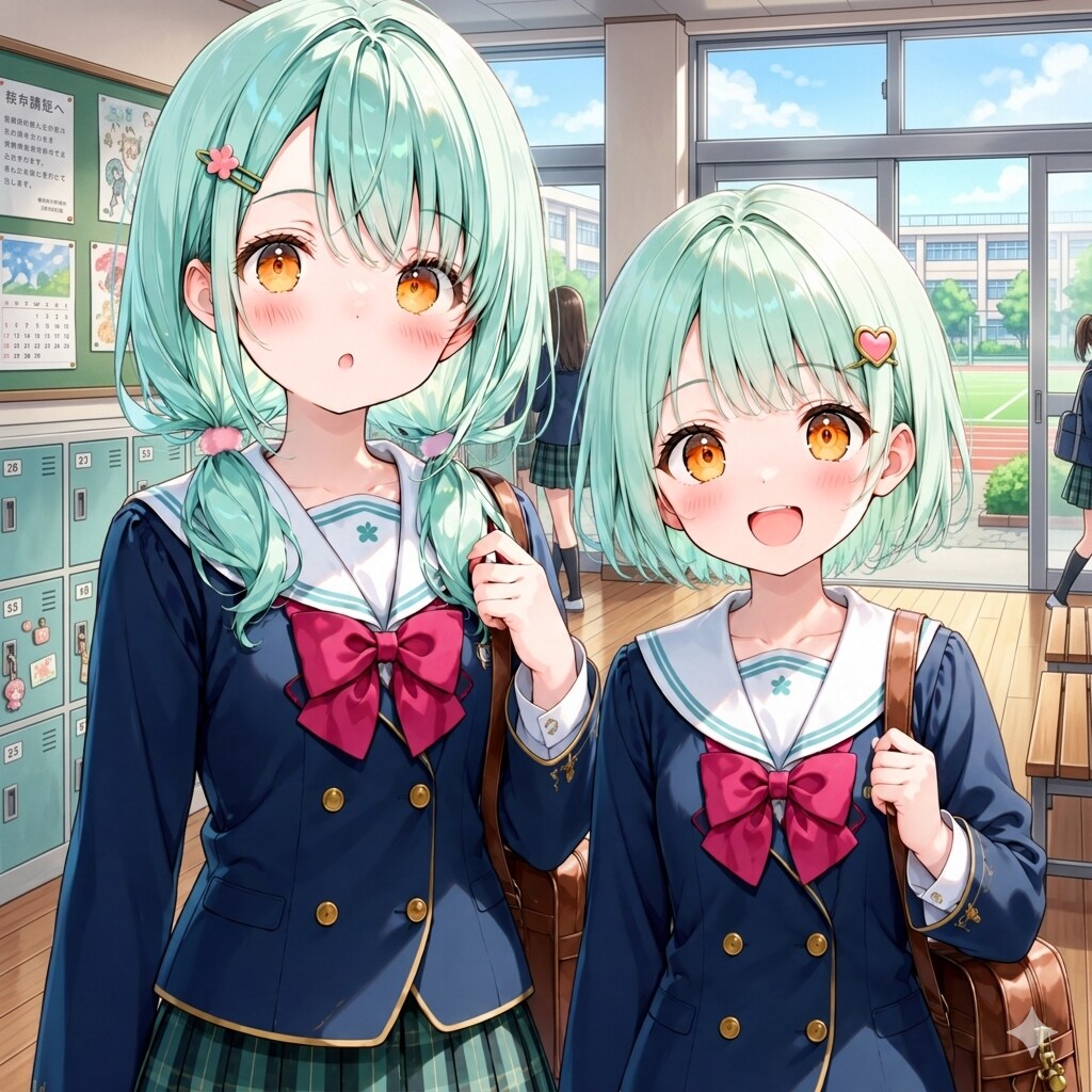 お姉ちゃんと同じ学校♪