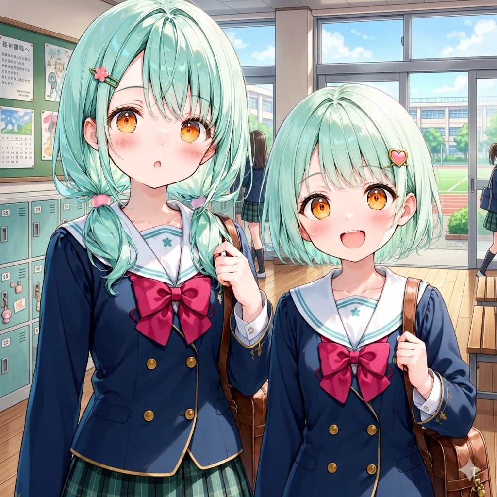お姉ちゃんと同じ学校♪