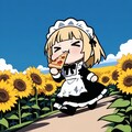 おピッツァと サンフラワーと メイドちゃん???? 3枚目