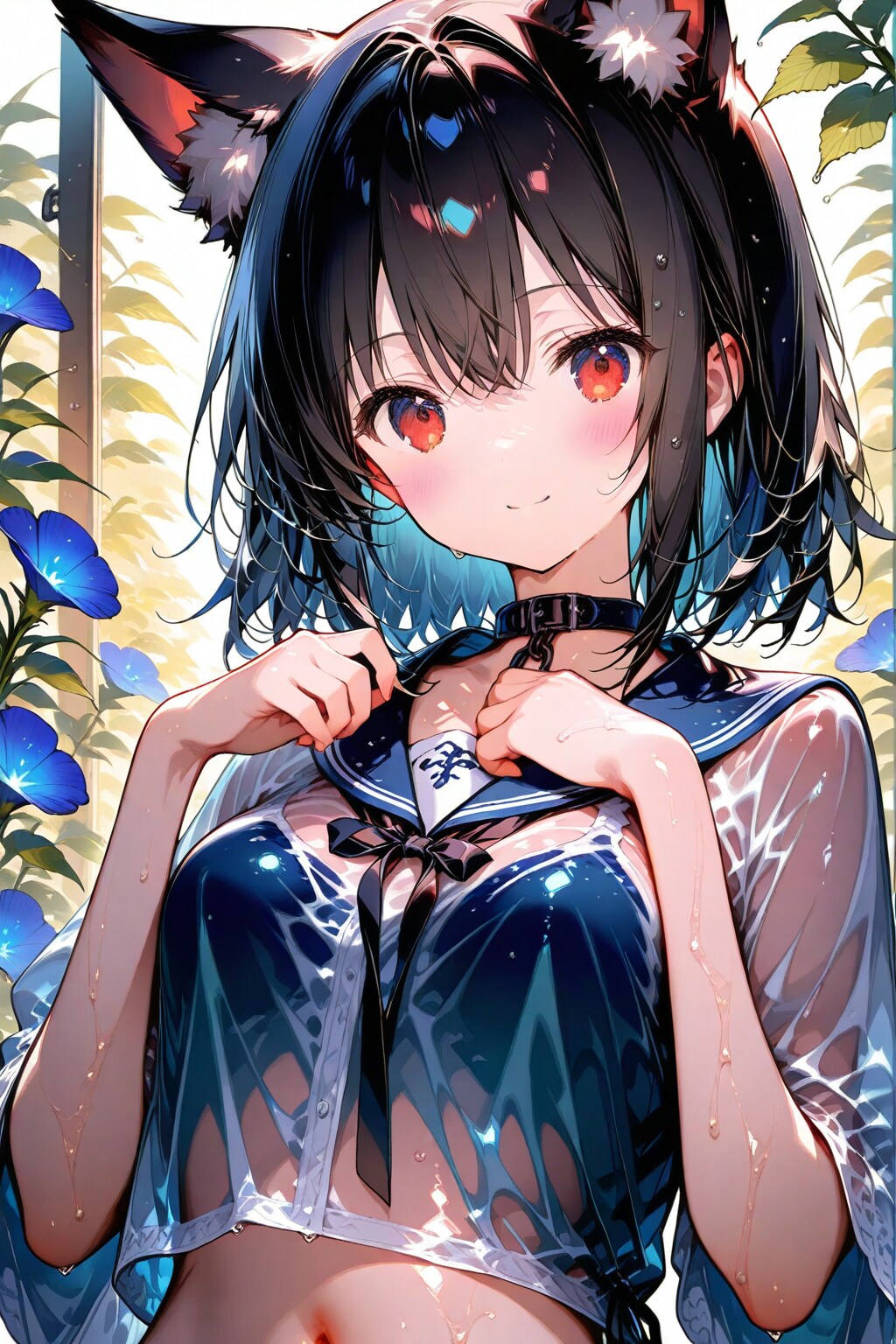 濡れ透けケモ耳
