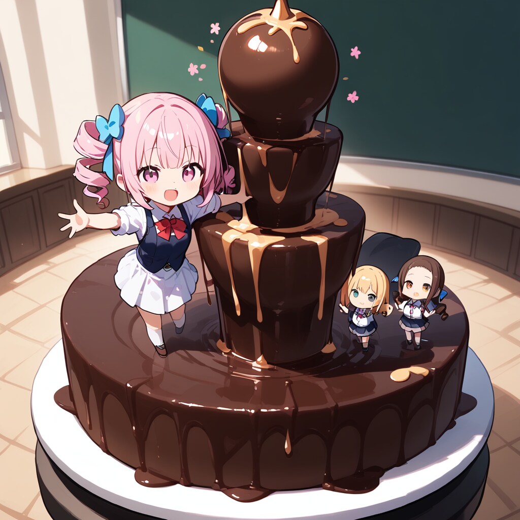 チョコファウンテンのプレゼント