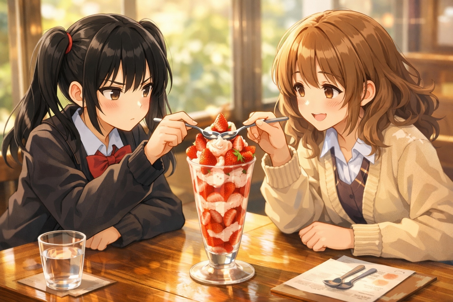 攻防‼️（パフェの日　02）