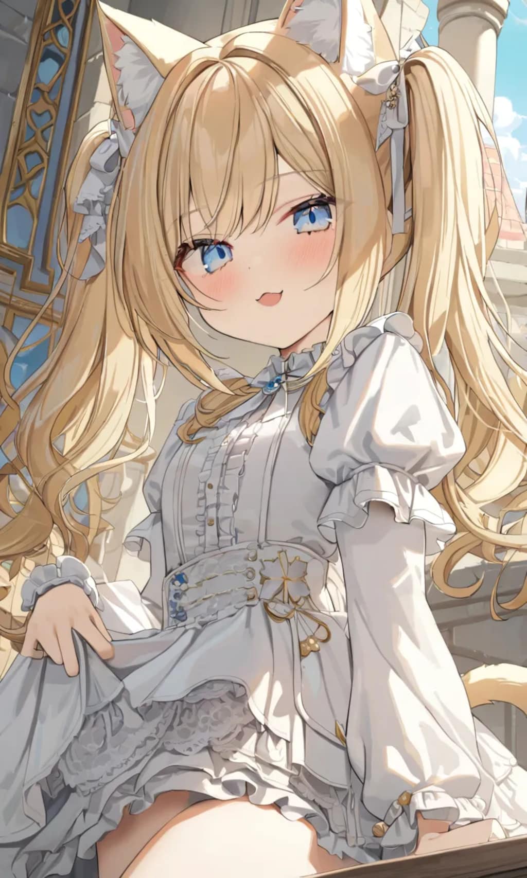 こるり「甘ロリファッション」まや「ハイハイ」