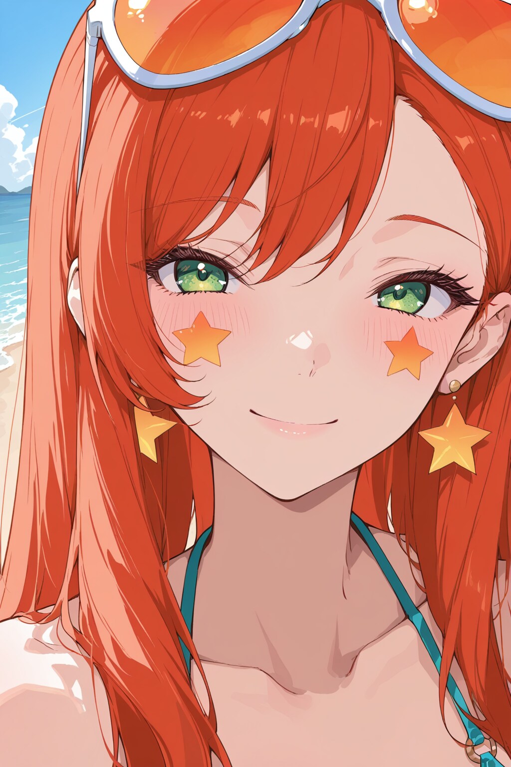 オレンジサングラス