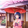 桜とお団子 3枚目