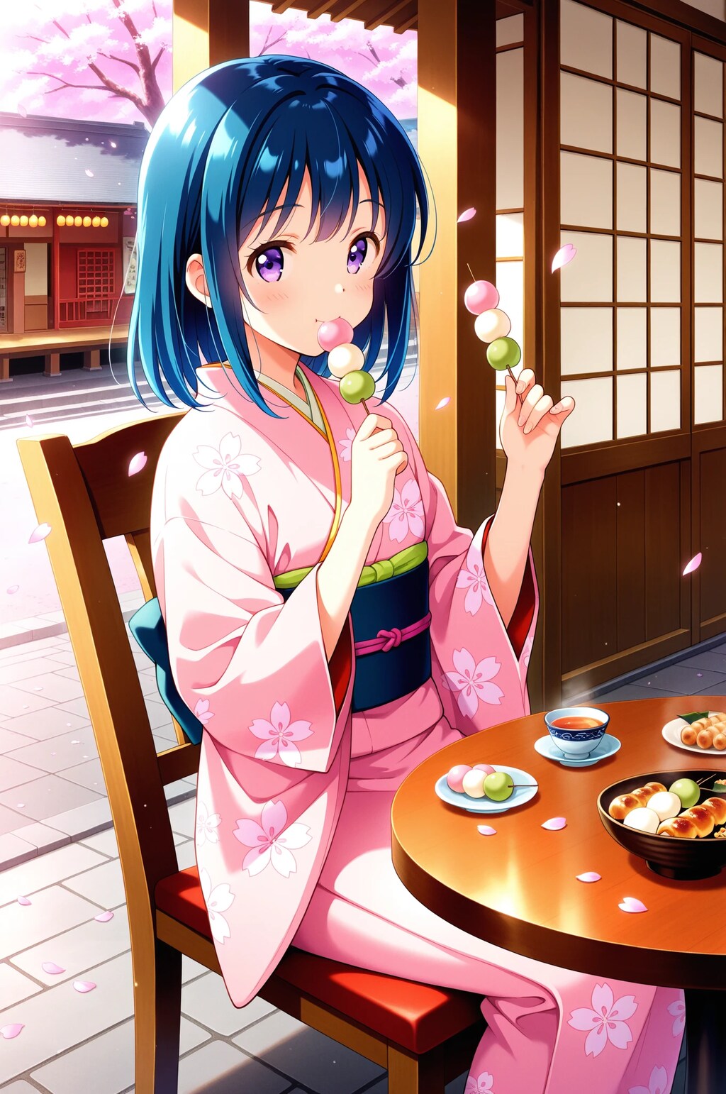 桜とお団子