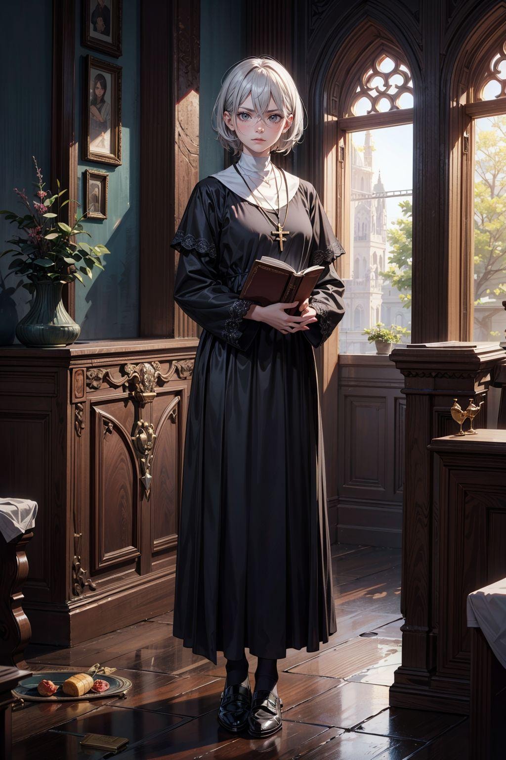 勝気なシスター