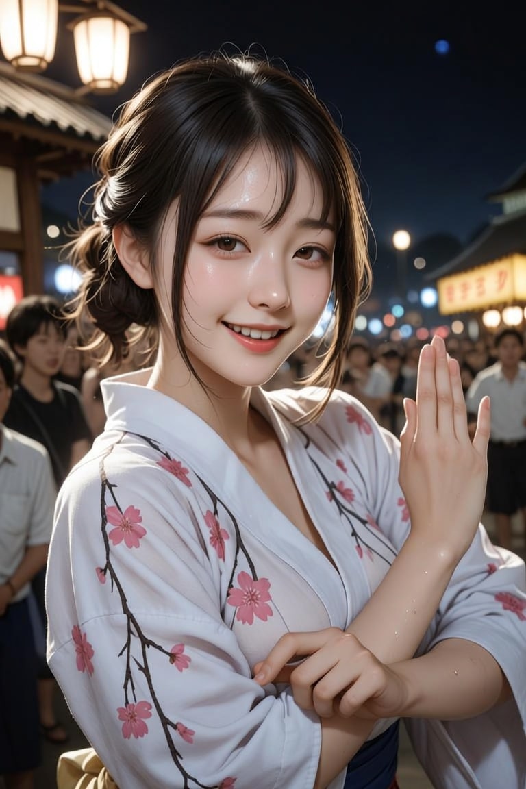 夏祭りにて