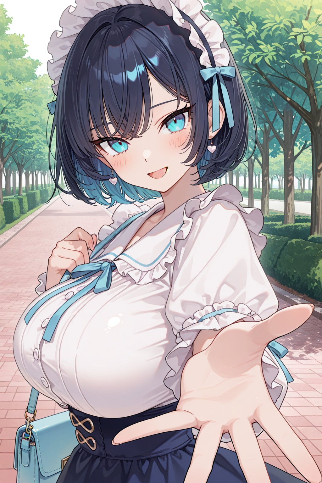 フリフリにイメチェンのツリ目さん | の人気AIイラスト・グラビア