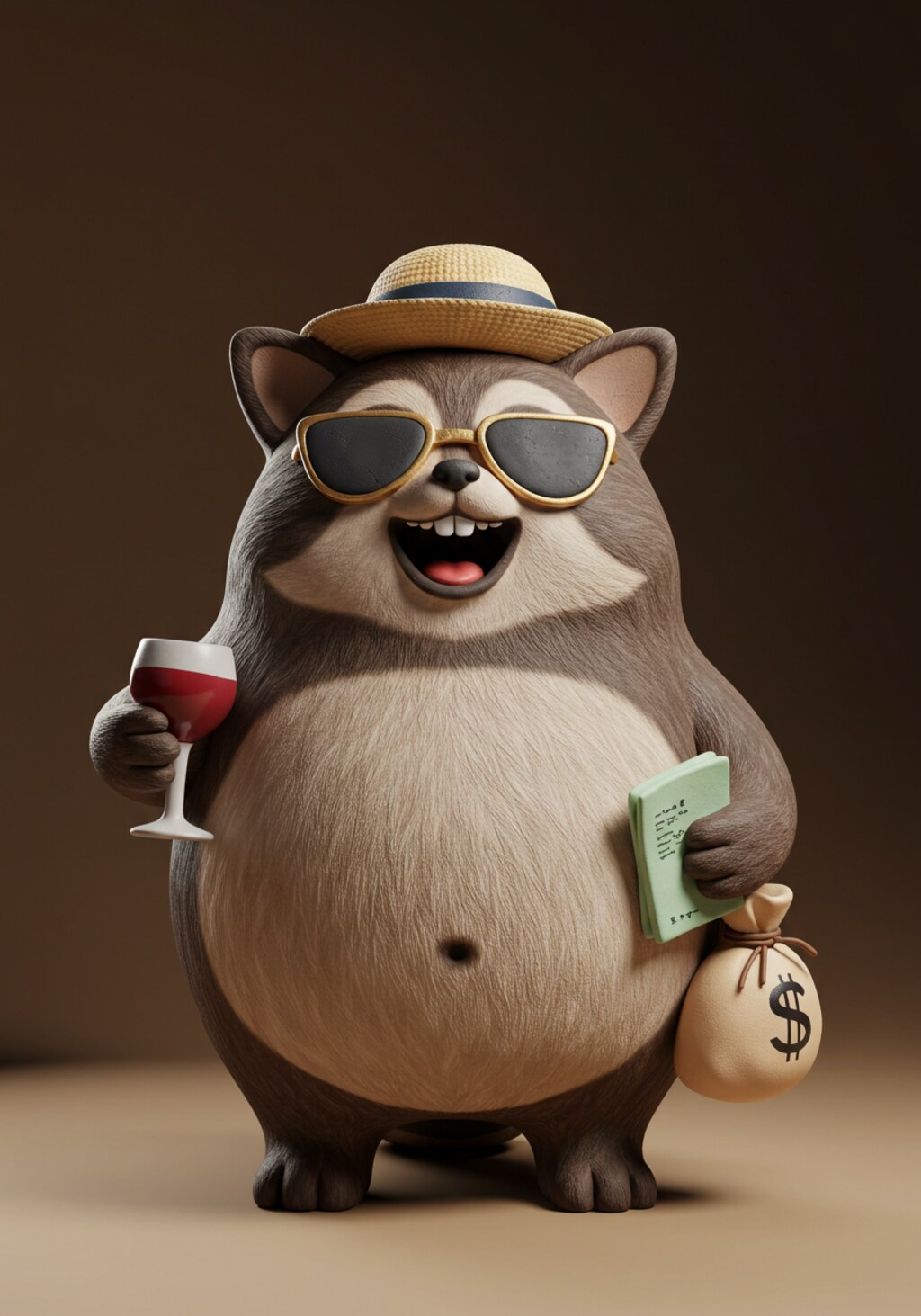 洋行帰りの狸、シガー・ラッキー