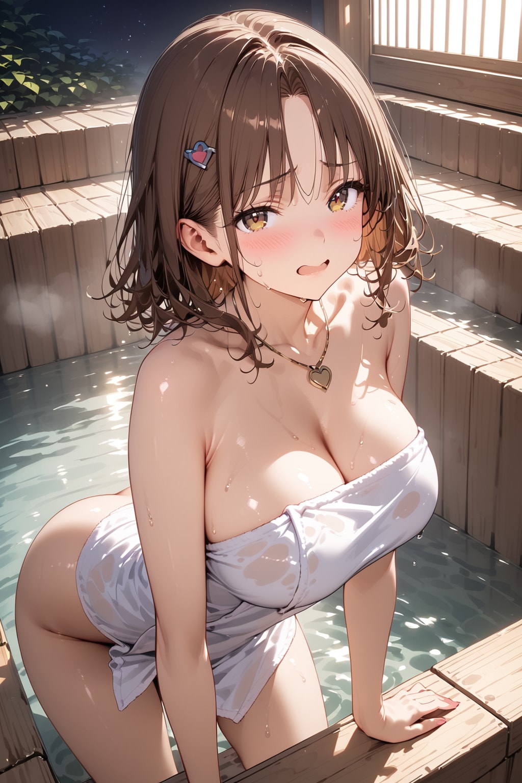 混浴露天風呂に挑戦②