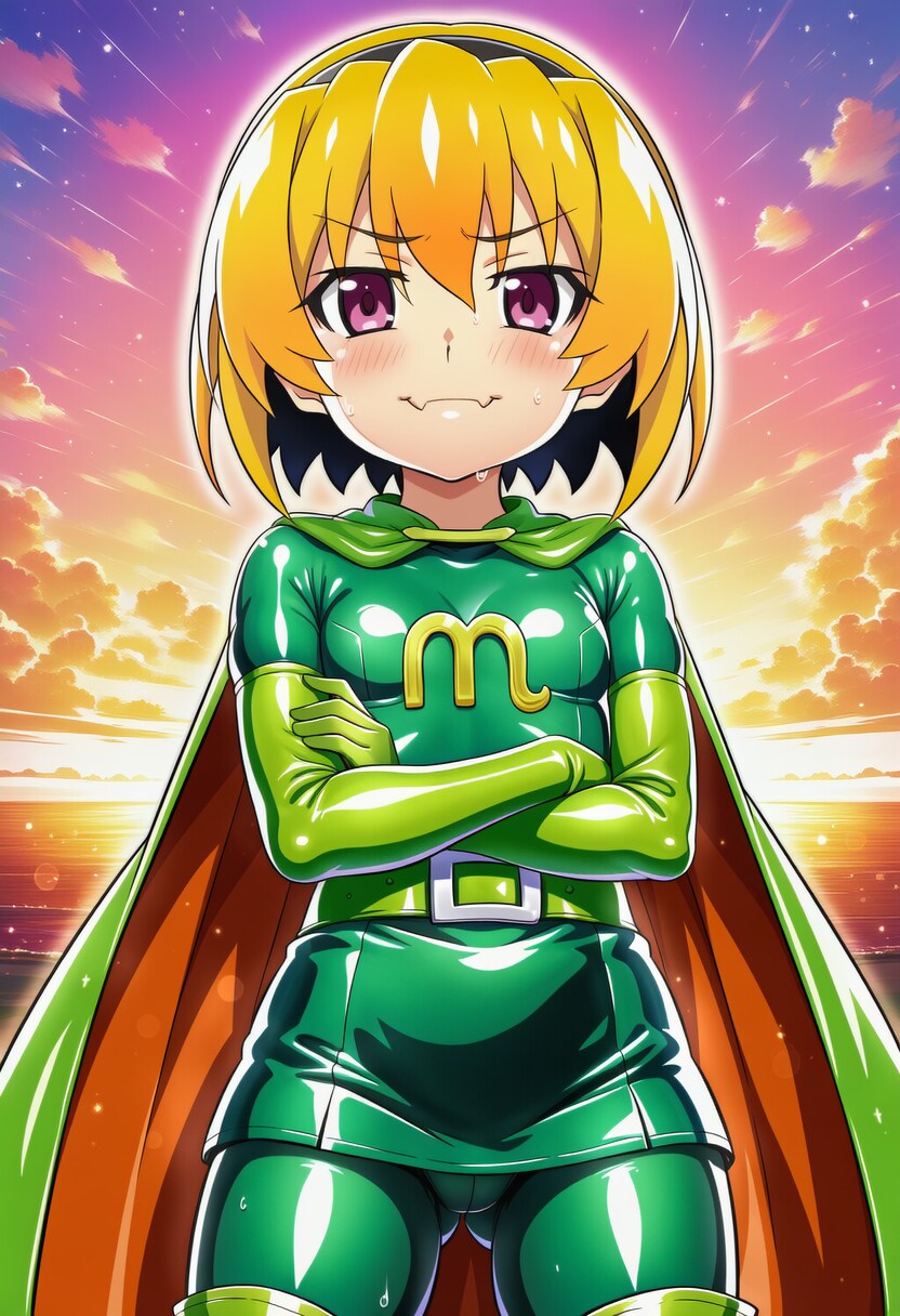 メロンパンナちゃんのコスをした沙都子