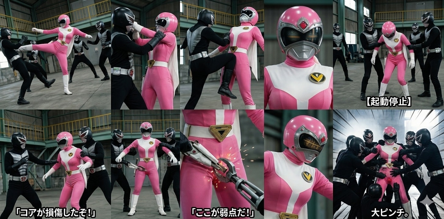 ゴーグルピンク弱点攻撃