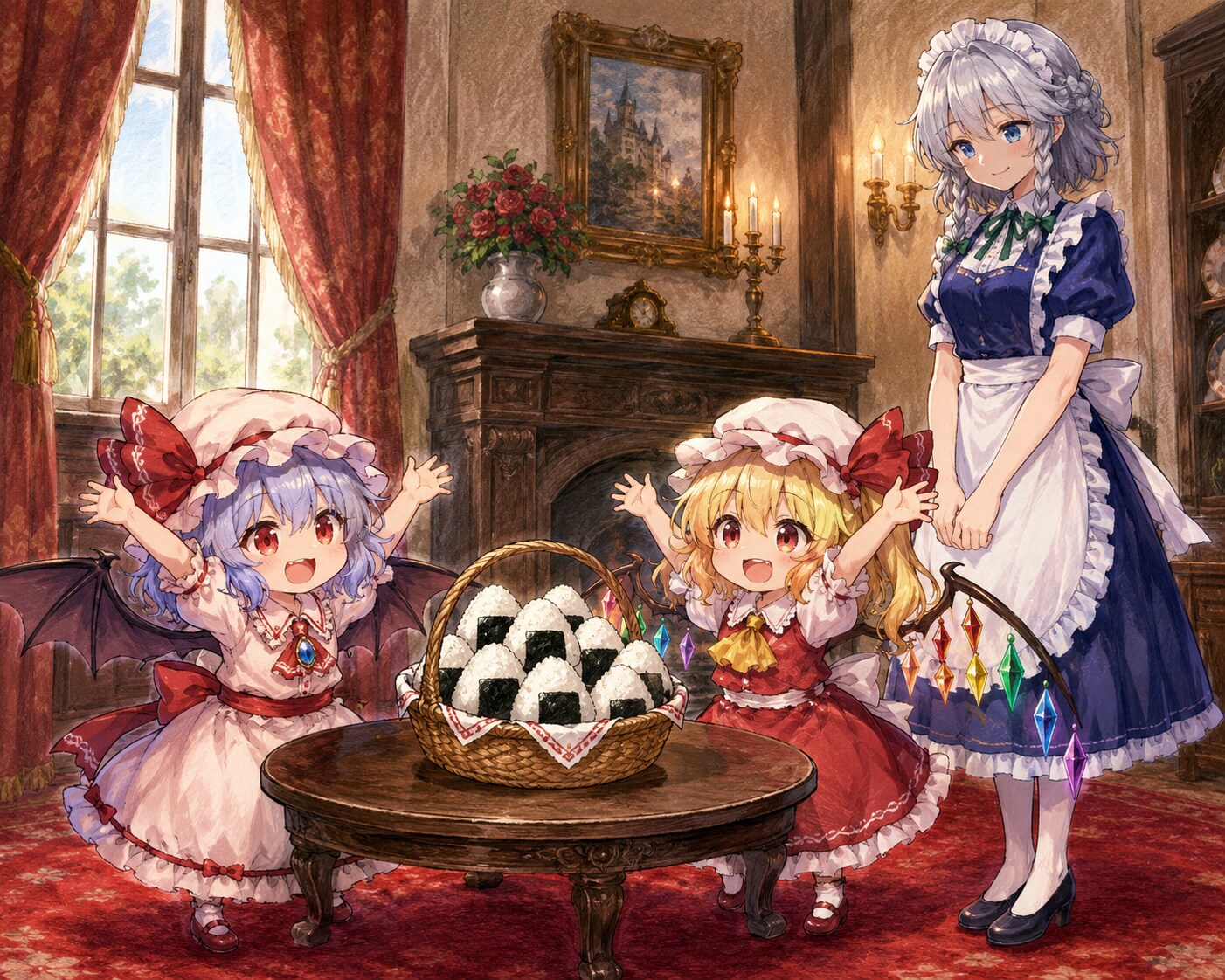 ピクニック前の紅魔館