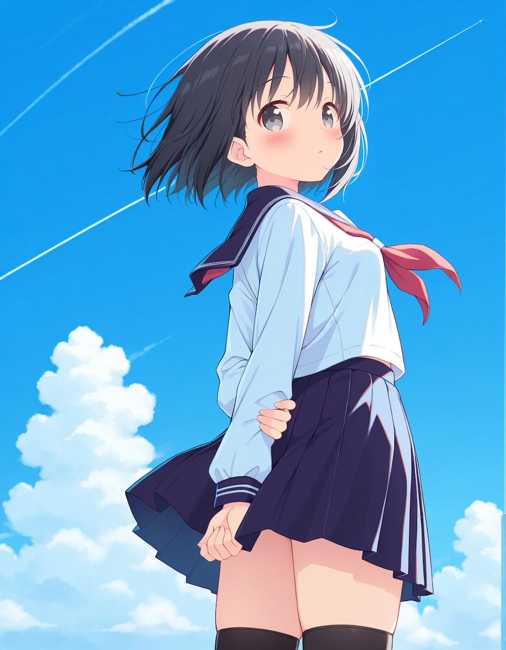 セーラー服の少女