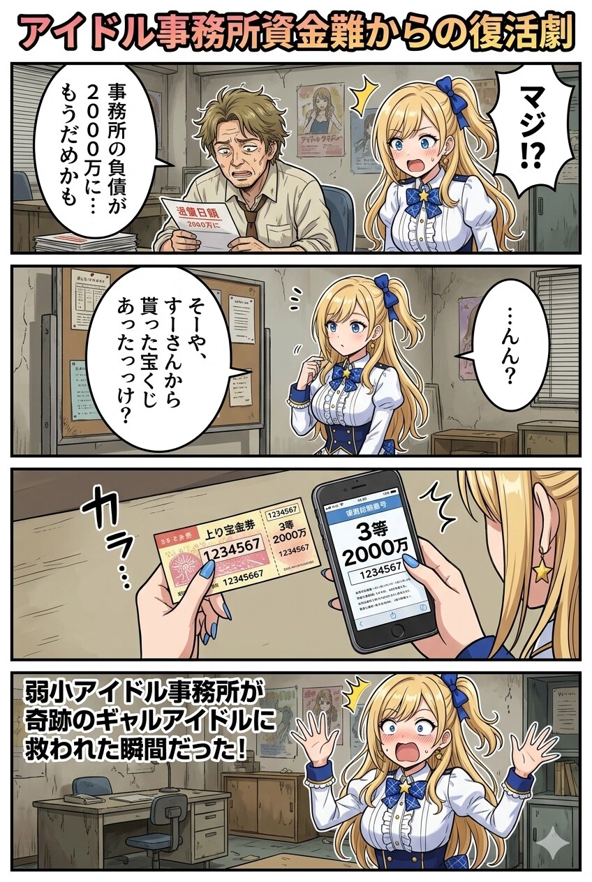 アイドル事務所資金難からの復活劇