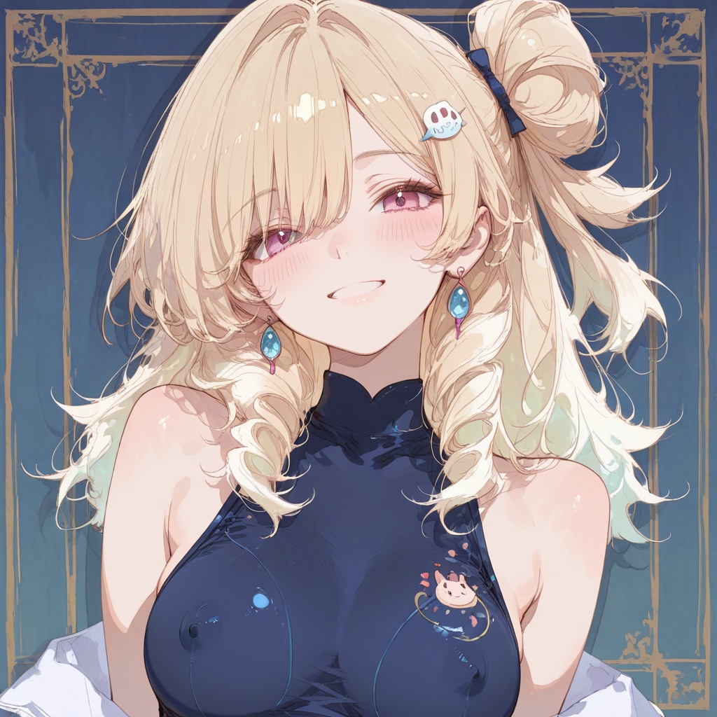 Blonde hair