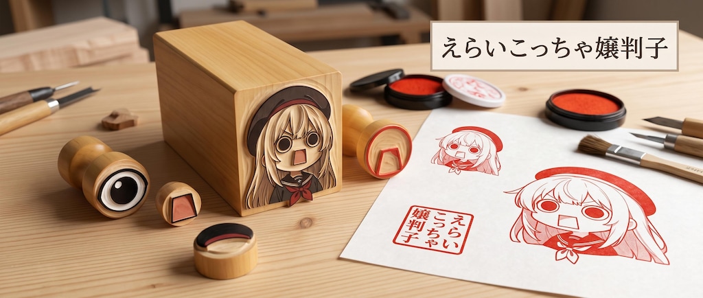 判子えらいこっちゃ嬢