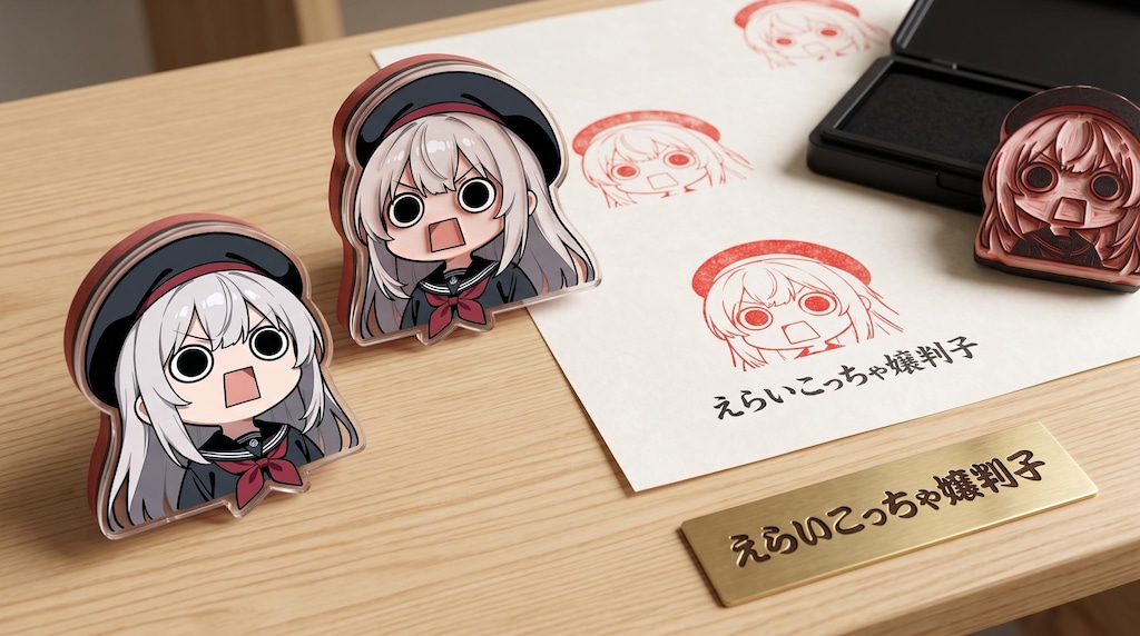 判子えらいこっちゃ嬢