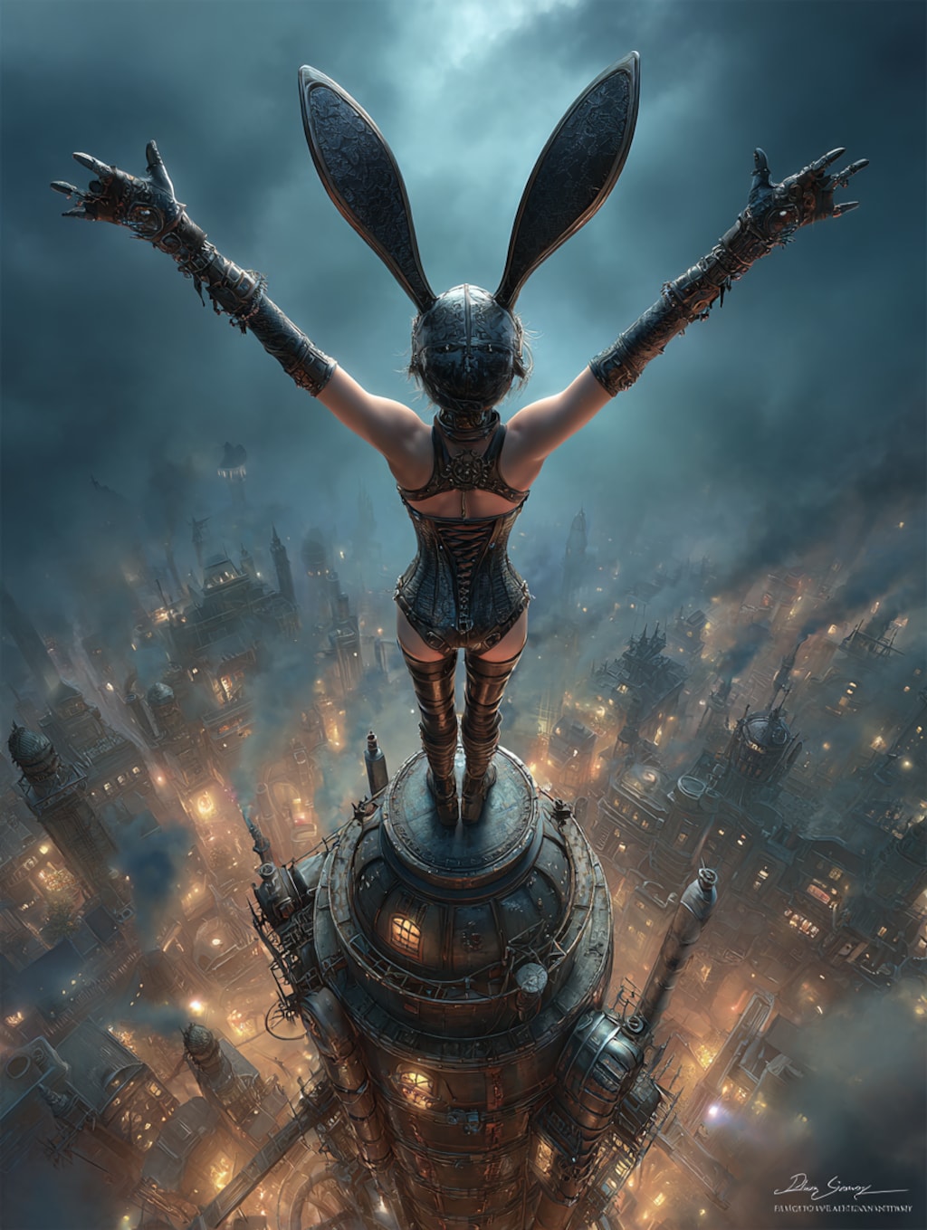 デスバニーの逆立ち