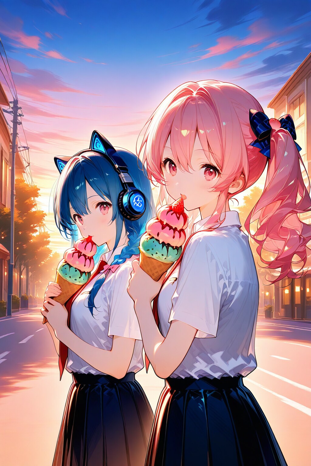 放課後の桃ジェラート